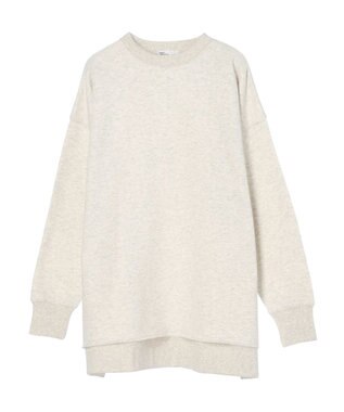 CRAFT STANDARD BOUTIQUE 裏起毛クルーネックチュニック Oatmeal