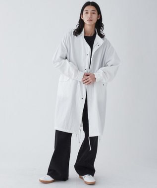 WEGO 【ユニセックス着用ITEM】サイドスリットモッズコート ホワイト