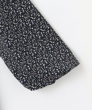 ANY SIS L 【洗える】フラワープリントワンピース × ニットベスト セット ブラック系