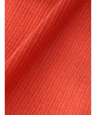 earth music&ecology テレコリブメローハイネックインナー Pink Orange