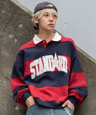 WEGO 【ユニセックス着用ITEM】カレッジロゴラガースウェット