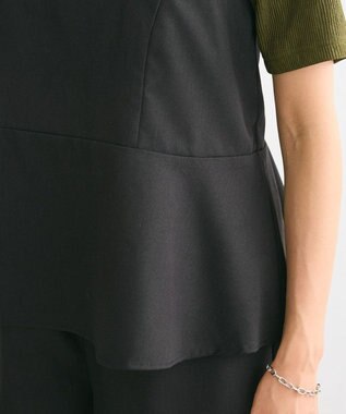 Green Parks ・ＥＬＥＮＣＡＲＥ　ＤＵＥ　ペプラムサロペット Black