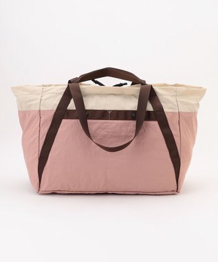 LA BAGAGERIE 【MONICA】ダブルハンドル　パッカブルビッグバッグ ピンク