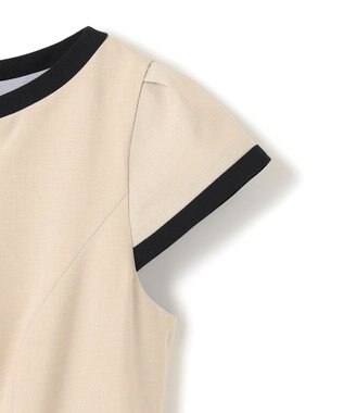 TOCCA 【接触冷感・吸水速乾・洗える】RIBBON'S CROSSROAD ドレス ベージュ系