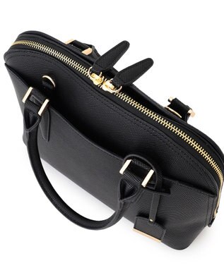 23区 ブガッティ型 2WAY ハンドバッグ ブラック系