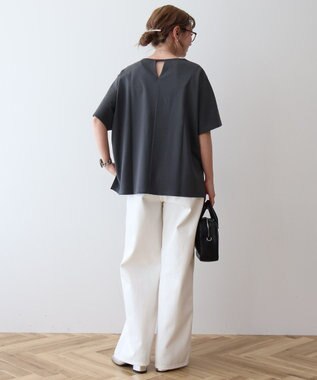 AMERICAN HOLIC バックスリットＴシャツ Charcoal Gray