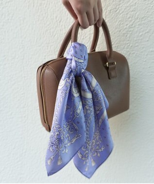 Marca ＜秋の新色＞【Marcaオリジナル】グース  小判 シルクツイル スカーフ