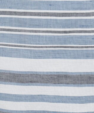 JOSEPH ABBOUD MOUNTAIN 【SPACE】OGビッグボーダー シャツ サックスブルー系2