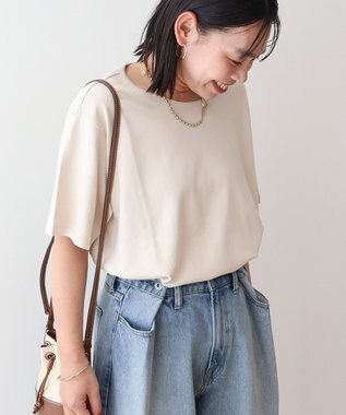 AMERICAN HOLIC バックスリットＴシャツ Light Beige