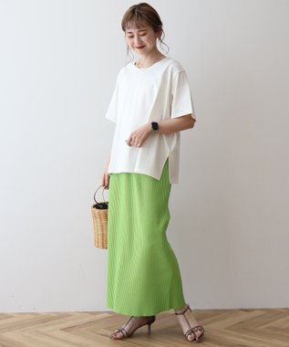 AMERICAN HOLIC バックスリットＴシャツ Off White