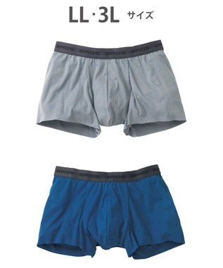 WACOAL MEN ボクサーパンツ 2枚セット 【オーガニック綿混ボクサー】 快適 吸汗速乾 抗菌防臭 やさしい肌あたり フリーカッティング(裾部分) 環境に配慮 前閉じ GT2310 /ブロス バイ ワコールメン