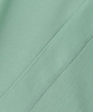 23区 シルキータッチ フレンチスリーブ Tシャツ パイングリーン系