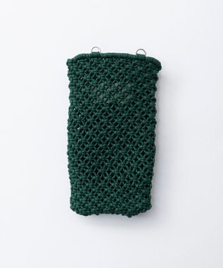 TRICOTE マクラメスマフォケース 42GREEN