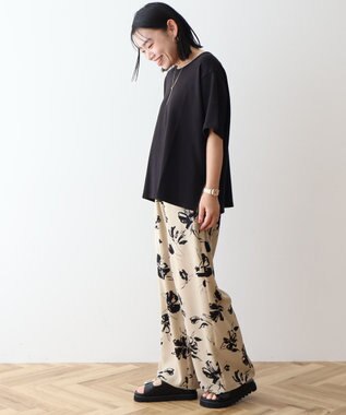 AMERICAN HOLIC バックスリットＴシャツ Black