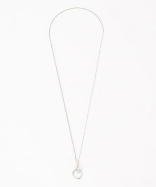 J.PRESS LADIES 【3way】ダブルリングラリエット ネックレス シルバー系