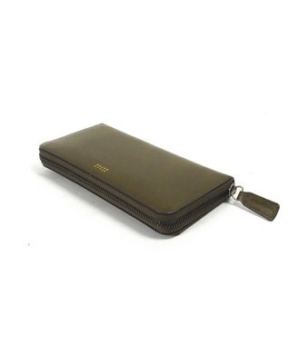 PELLE BORSA ハニカムラウンド長財布 Bark Goods バークグッズ 4832 カーキ