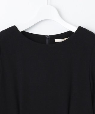 自由区 【セット可】ウールジャージー ワンピース ネイビー系