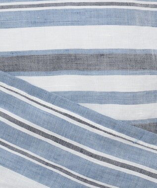 JOSEPH ABBOUD MOUNTAIN 【SPACE】OGビッグボーダー シャツ サックスブルー系2