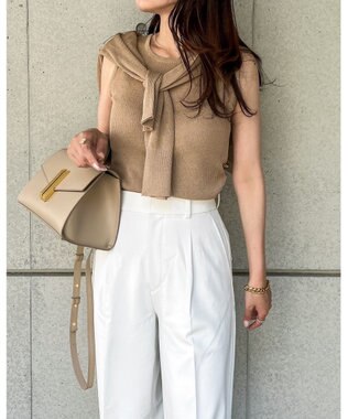 Green Parks シアーカーディガン＋タンクトップＳＥＴ Beige