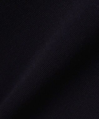 23区 S 【洗える/吊り干しOK】ヴィスコースストレッチ レース襟 ワンピース ネイビー系