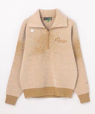 PW CIRCULUS 【手洗い洗濯可】 【WOMEN】グラデーションニット ゴルフウェア レディース ベージュ系