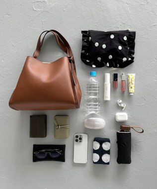 組曲 ノットデザイントートバッグ ブラウン系