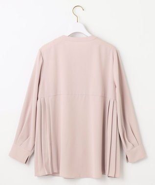 ANY SIS 【洗える】サイドプリーツ ブラウス ローズグレー