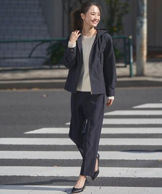 ANY SIS L 【セットアップ対応】スフレショート丈 プルオーバー アイボリー