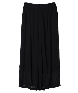 earth music&ecology レーヨンクレープイージーパンツ Black