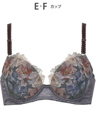 Wing ブラジャー バストとカップのすきまにフィット 自然にボリュームメイク ソフトなつけごこち 【スキマフィットブラ】 Aカップあり 小さいサイズ ブラ KB2364 ウイング／ワコール ダークブラウン