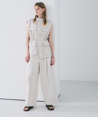 uncrave リヨセルライトリネン ミリタリージレ フラックス