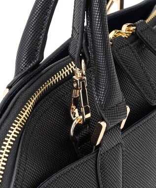 23区 ブガッティ型 2WAY ハンドバッグ ブラック系