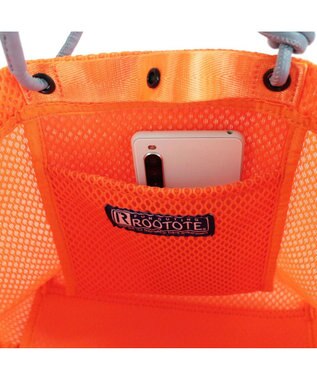 ROOTOTE 1164【手洗い可能】SC.デリ.ウエッファ.プレーン-A 02：オレンジ