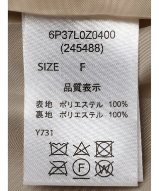 Green Parks ・ＥＬＥＮＣＡＲＥ　ＤＵＥ　シャギーチェックミドルコート Beige