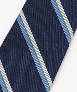 J.PRESS MEN 【STRUCTURE MIX COLLECTION】レジメンタル ネクタイ ネイビー系1