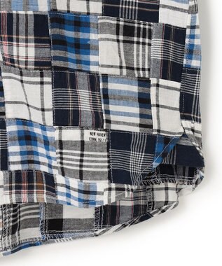 J.PRESS MEN パッチワーク プルオーバーシャツ ネイビー系9