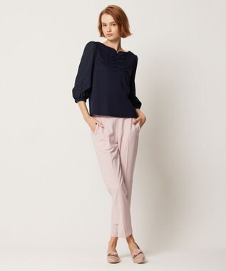 TOCCA 【洗える】LITTLE BOW トップス ネイビー系