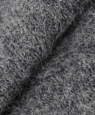 uncrave アルパカファーニット ショートトップス チャコール