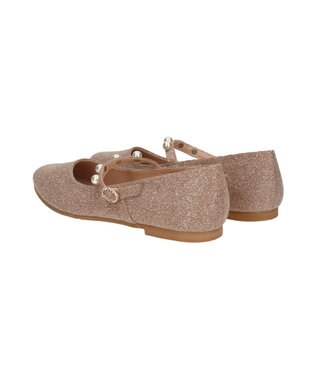 Bridget Birkin 【Bridget Birkin】パールストラップメリージェーンパンプス ゴールド