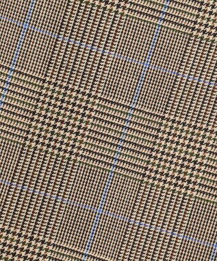 J.PRESS LADIES L モナベールツイル チェック フレア スカート ブラウンチェック系