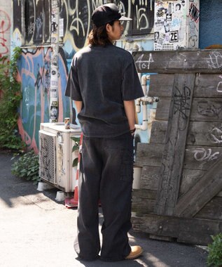 WEGO 【ユニセックス着用ITEM/MLサイズ展開】ブリーチヴィンテージグラフィックT（SS） スミクロ