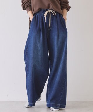 AMERICAN HOLIC イージーデニムワイドパンツ Indigo