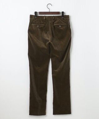 JOSEPH ABBOUD 【キングサイズ・ウエストも伸びる！遠州ファブリック/オーガニックコットン】ソフトコーデュロイ パンツ ダークブラウン系