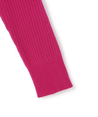 ICB L マーセライズコットンポロ ニット フューシャ