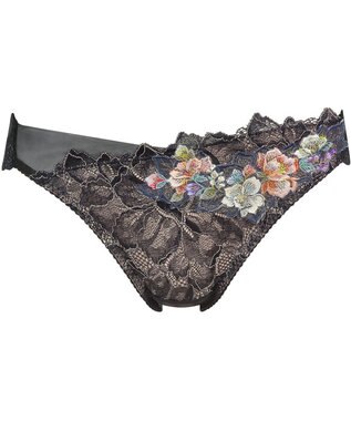 Wing Wing Lesiage　【2820シリーズ】　ショーツ　PB2820・PB2821とペア　はきこみ丈あさめ　ウイング／ワコール　PF2820 ブラック