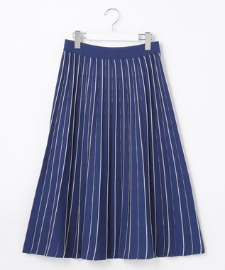 自由区 【洗える/マルチWAY】コットンアセテートニットセットアップ ダルブルー系1