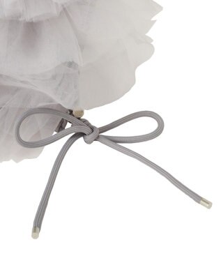 Maison de FLEUR チュールフリルナップサック Gray