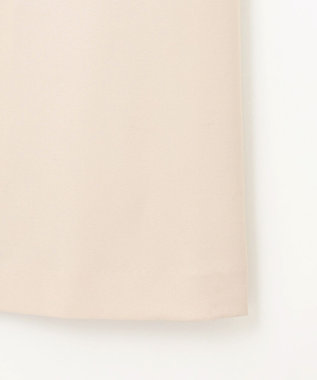 Feroux 【洗える】バイカラートリム ジャンパースカート ベージュ系