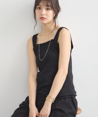 earth music&ecology ワイドストラップキャミソール