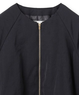 BEIGE， NIQUET / ノーカラーブルゾン Black